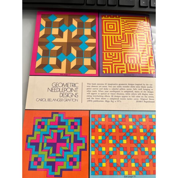Geometric Needlepoint Designs: 1975 - Picture 3 of 8